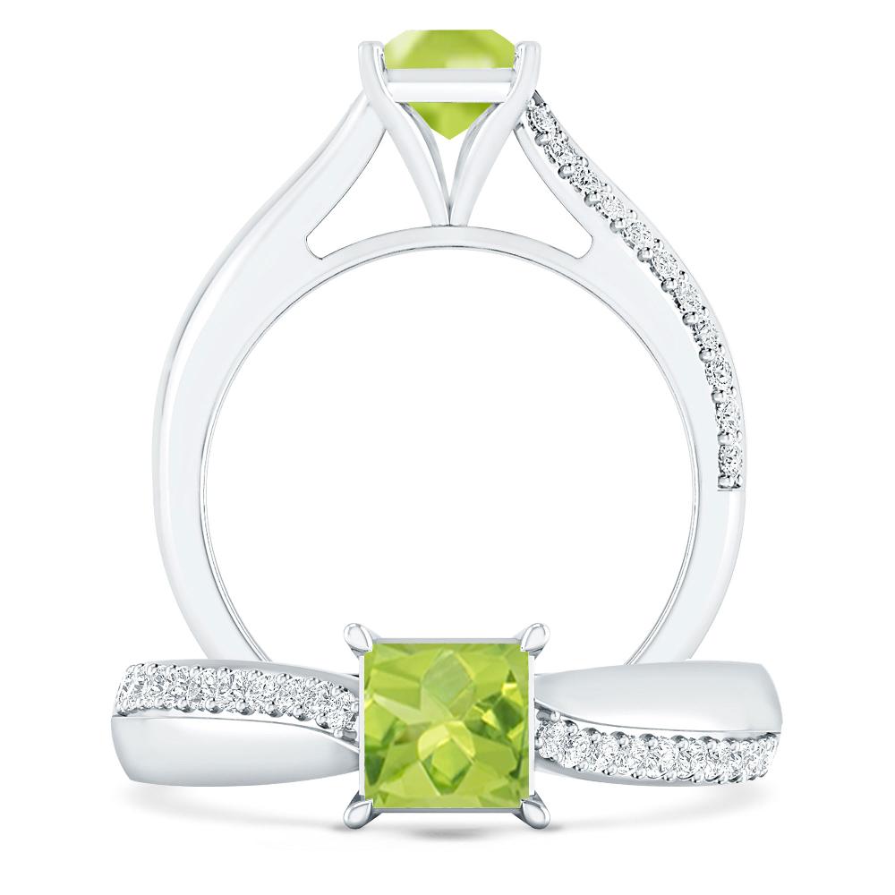 White Gold - Peridot