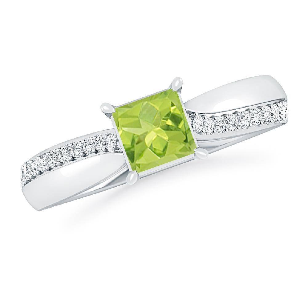 White Gold - Peridot