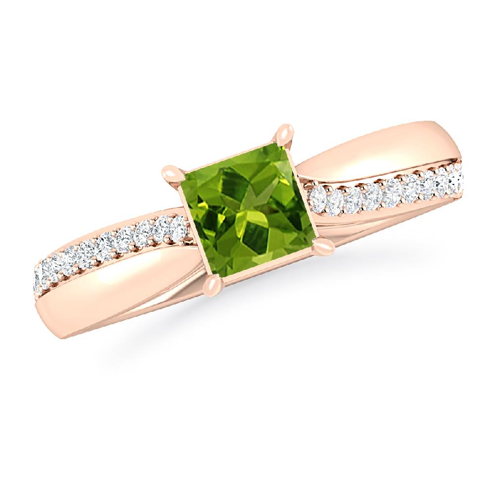 Rose Gold - Peridot