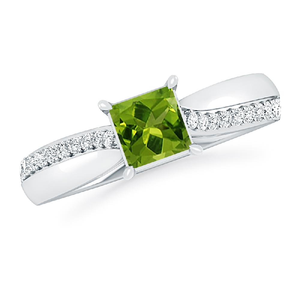 White Gold - Peridot