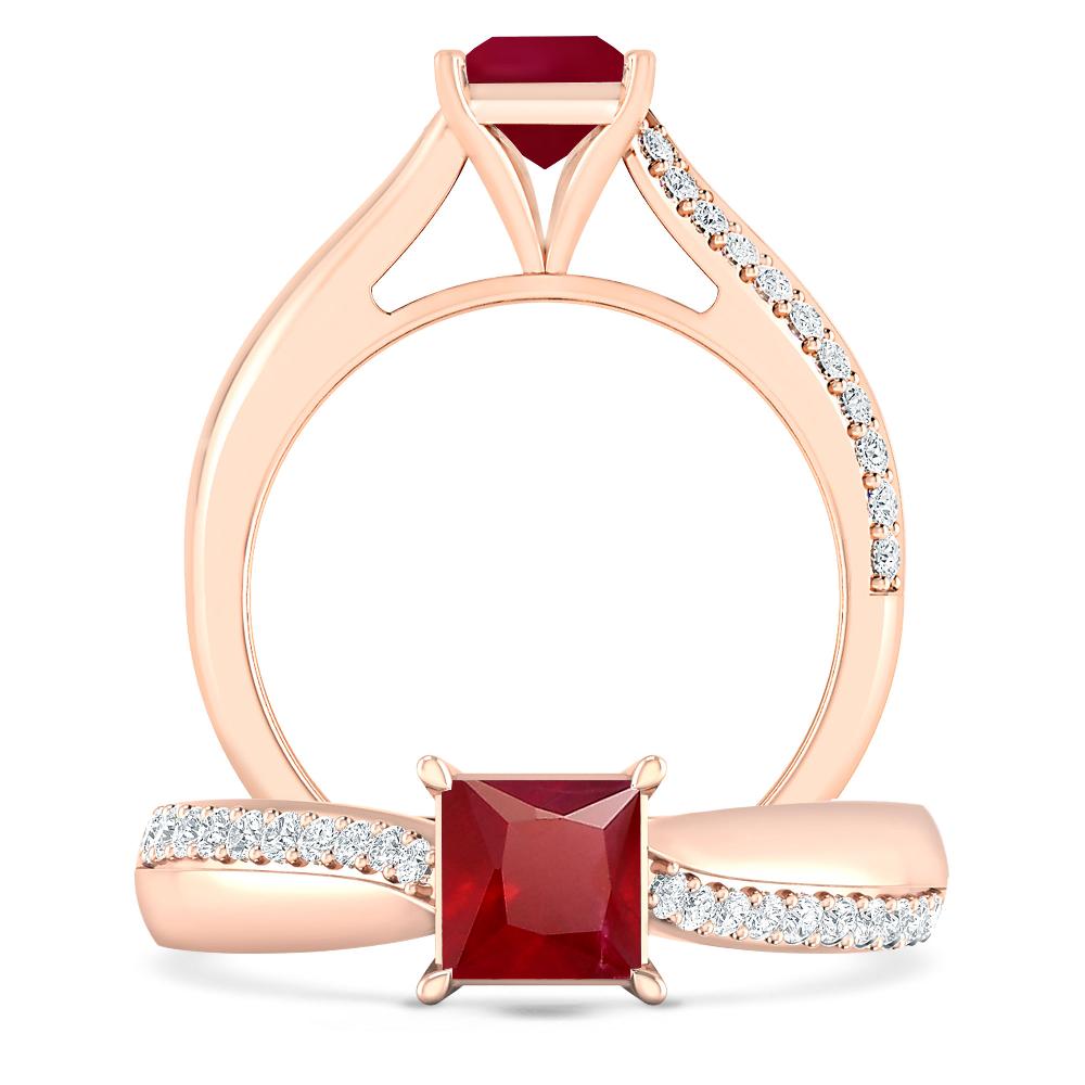 Rose Gold - Ruby