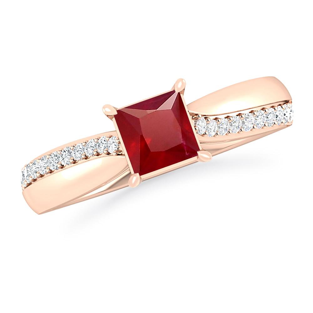 Rose Gold - Ruby