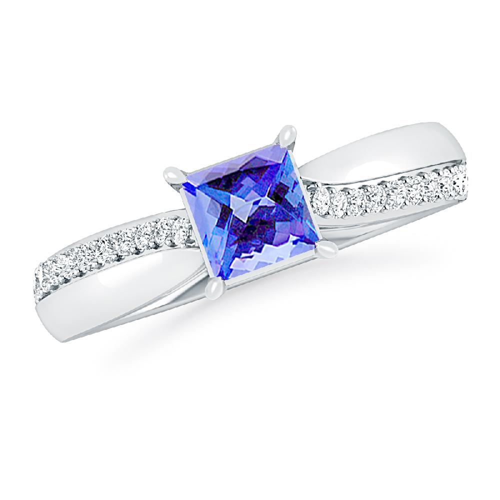 White Gold - Tanzanite