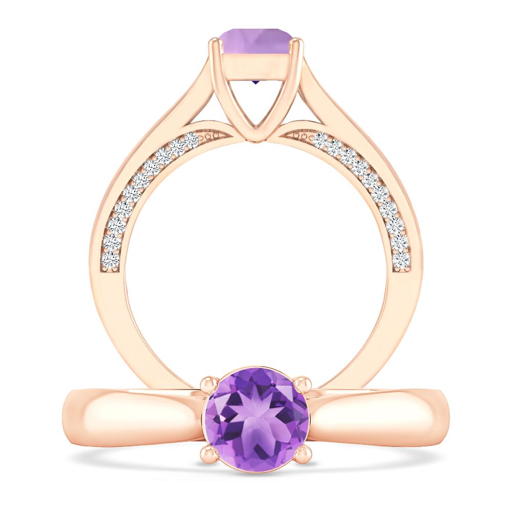 Rose Gold - Amethyst