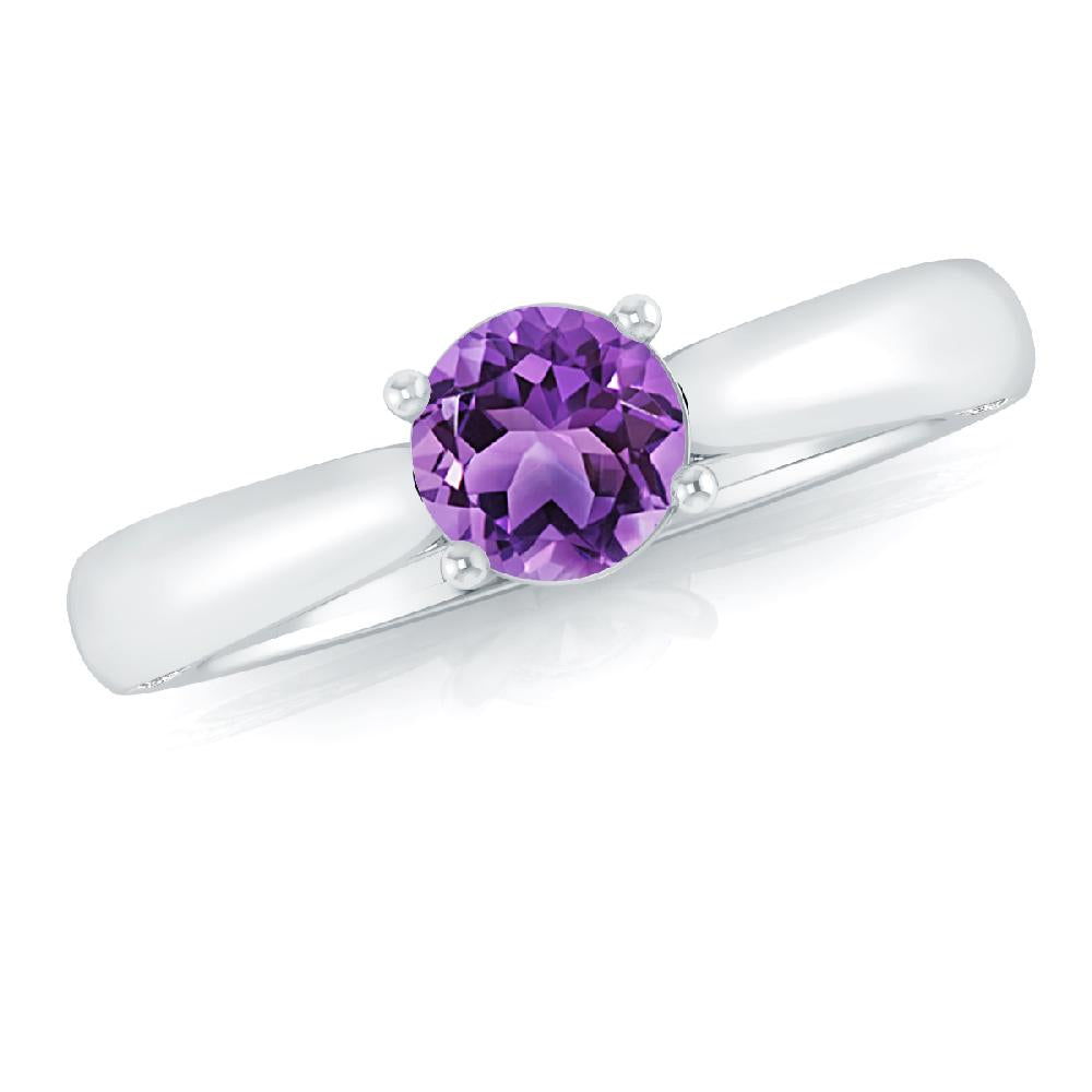 White Gold - Amethyst