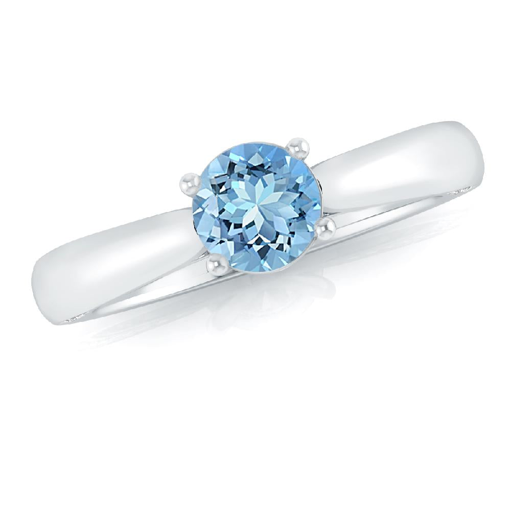 White Gold - Aquamarine