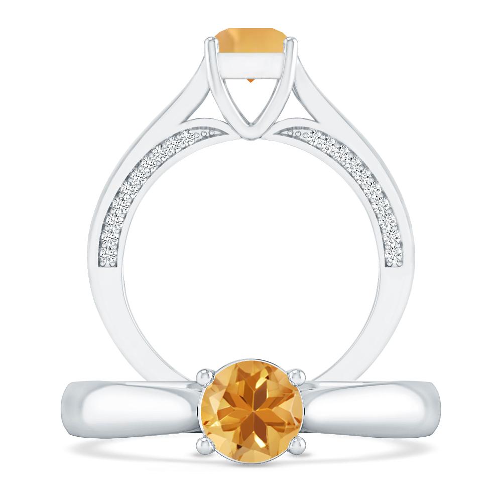 White Gold - Citrine