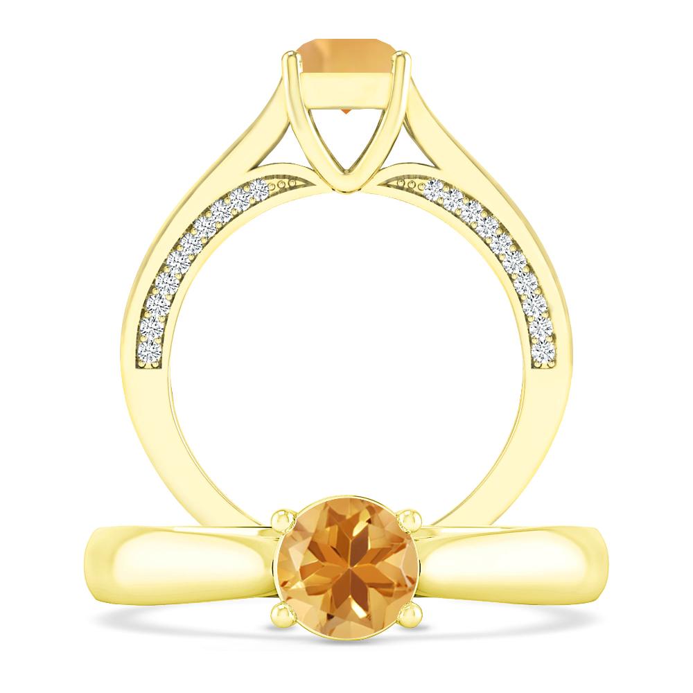 Yellow Gold - Citrine