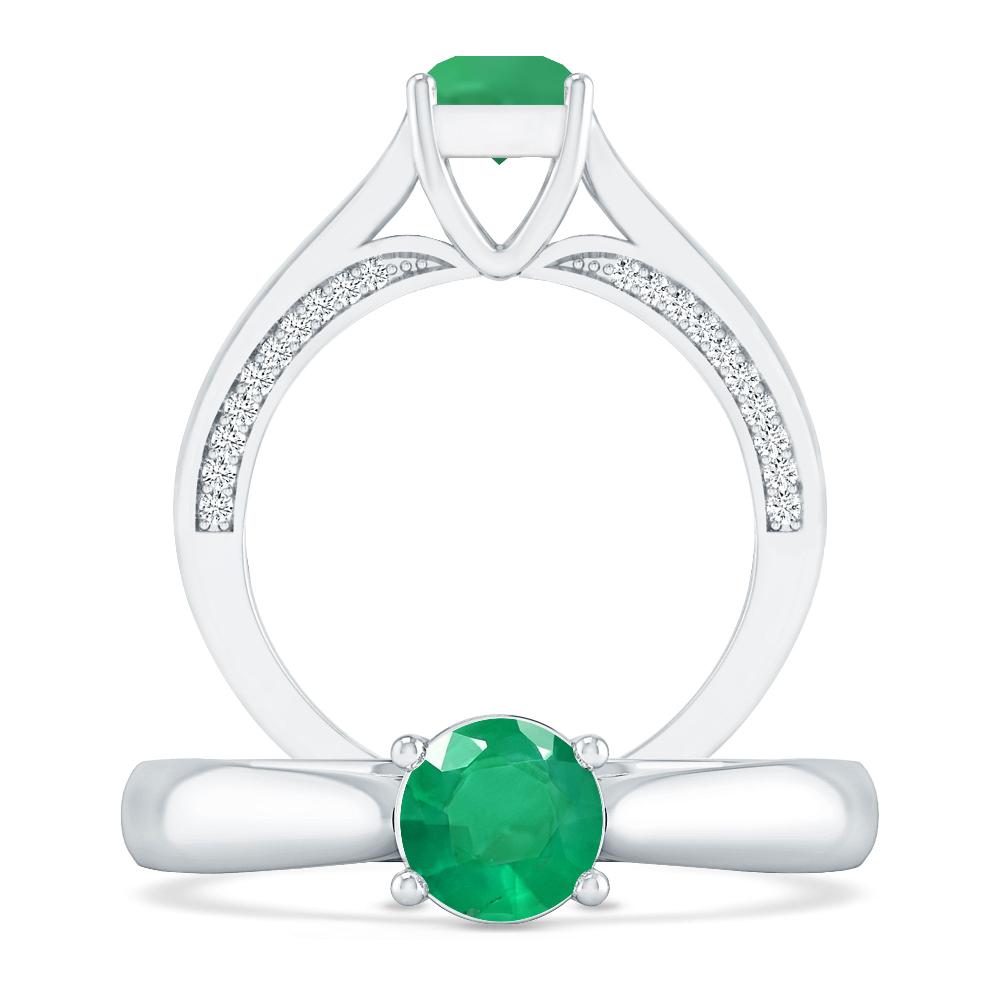 White Gold - Emerald