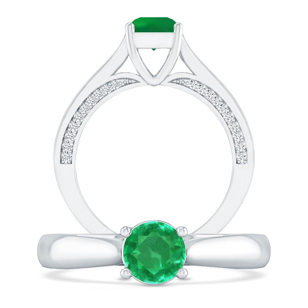 White Gold - Emerald