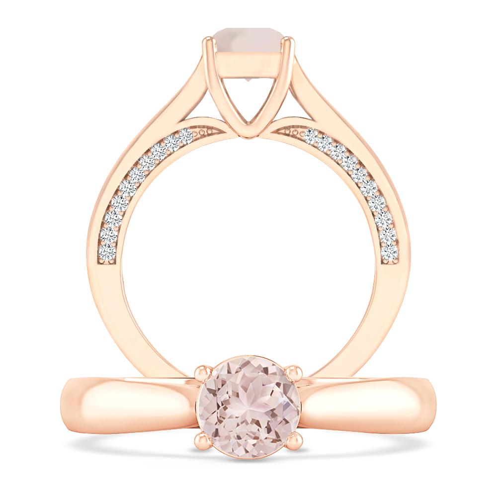 Rose Gold - Morganite