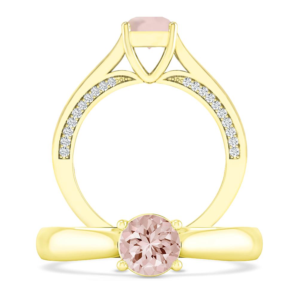 Yellow Gold - Morganite