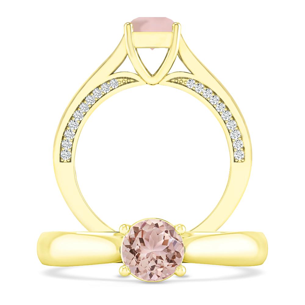 Yellow Gold - Morganite