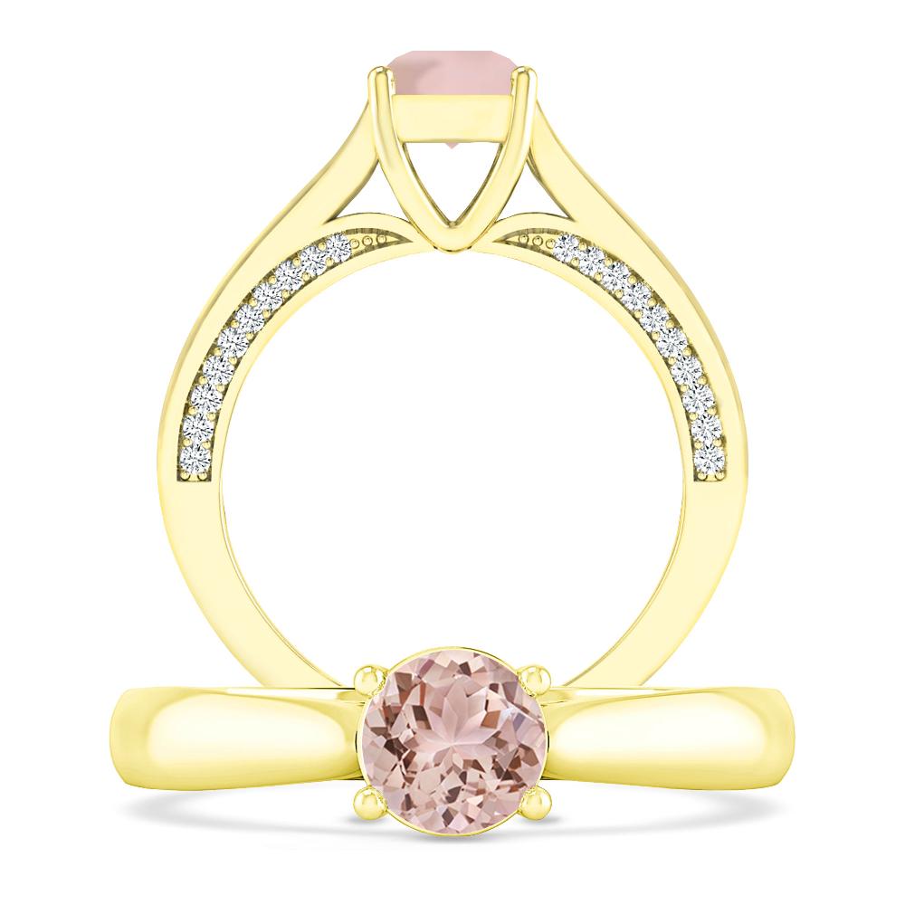 Yellow Gold - Morganite