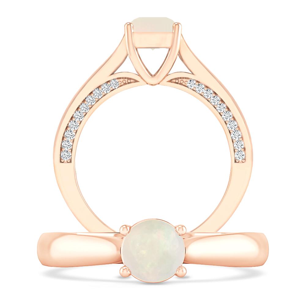 Rose Gold - Opal