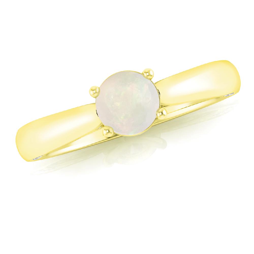 Yellow Gold - Opal