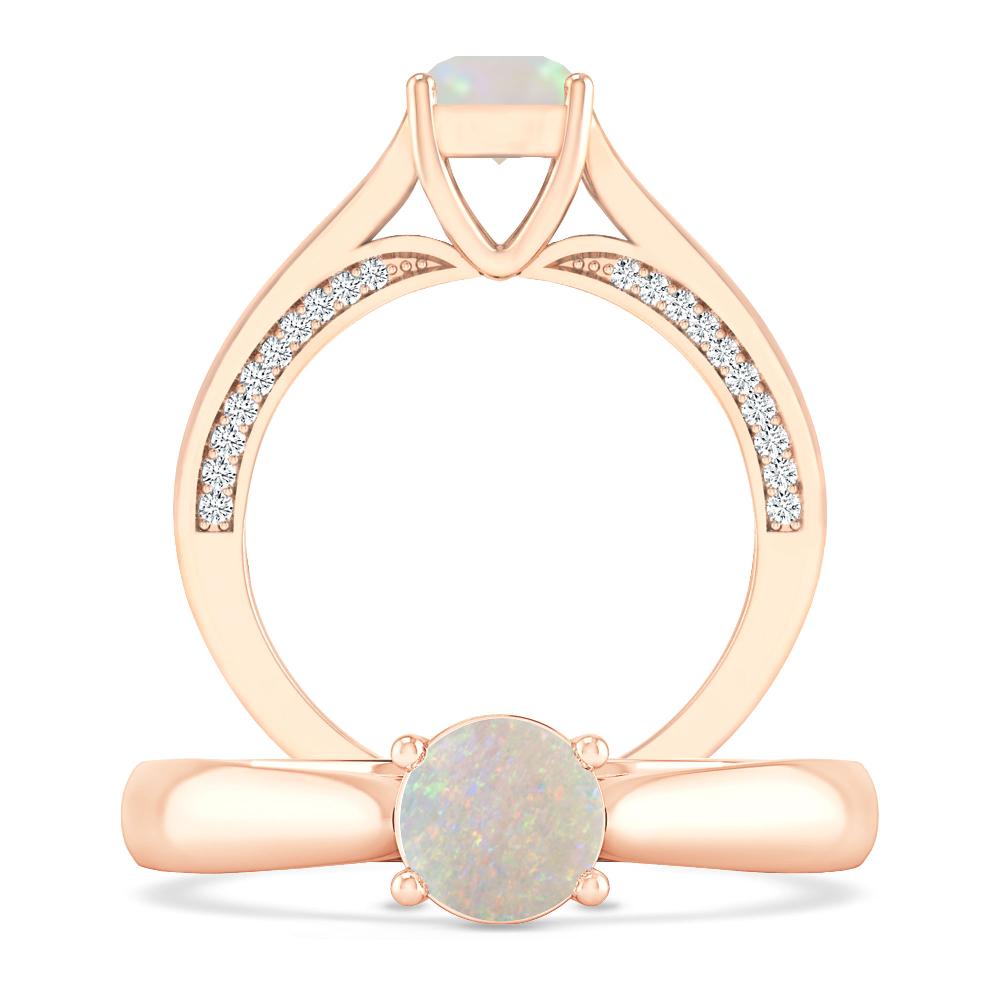 Rose Gold - Opal