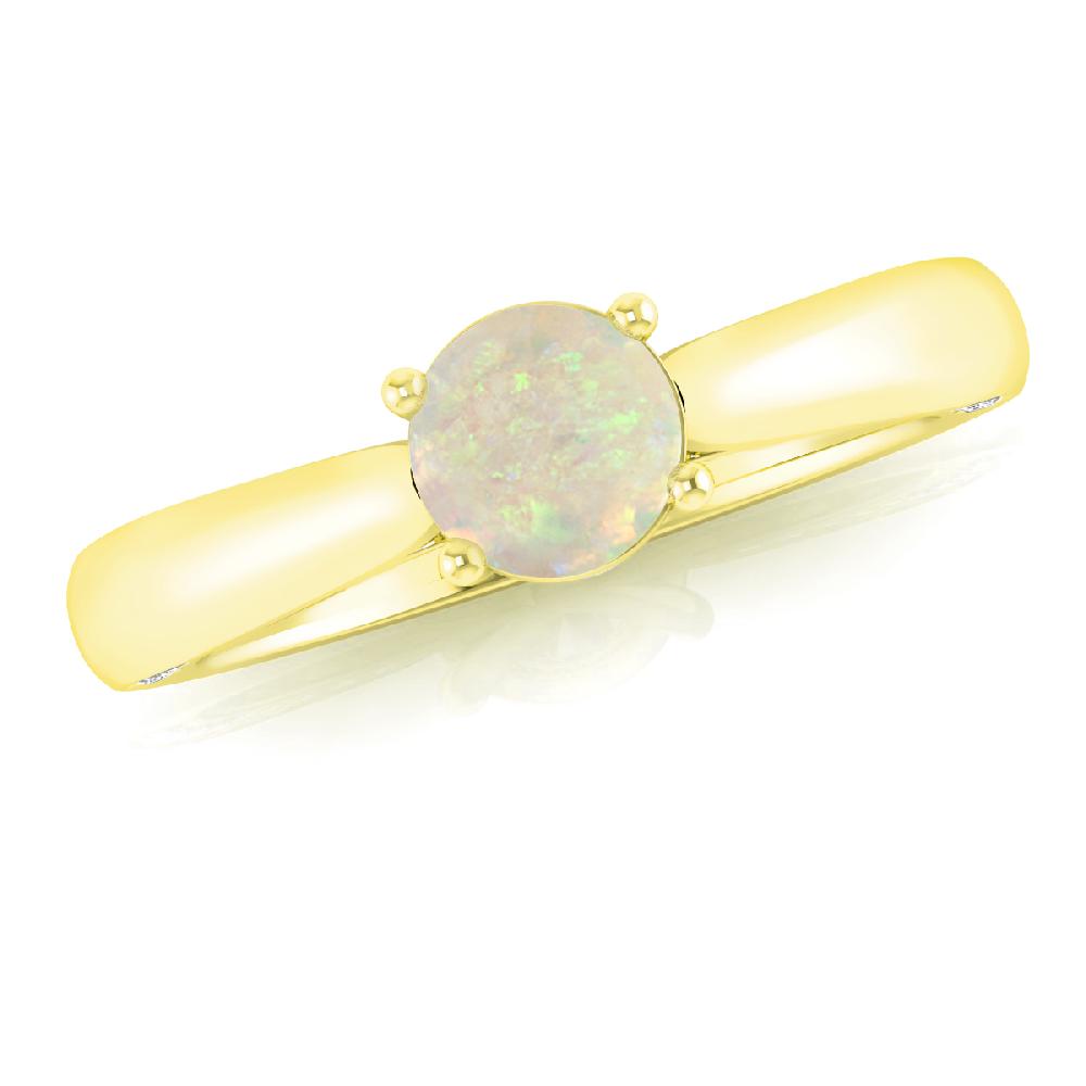 Yellow Gold - Opal