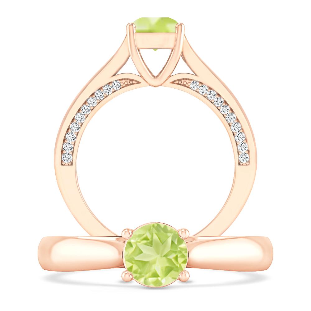 Rose Gold - Peridot