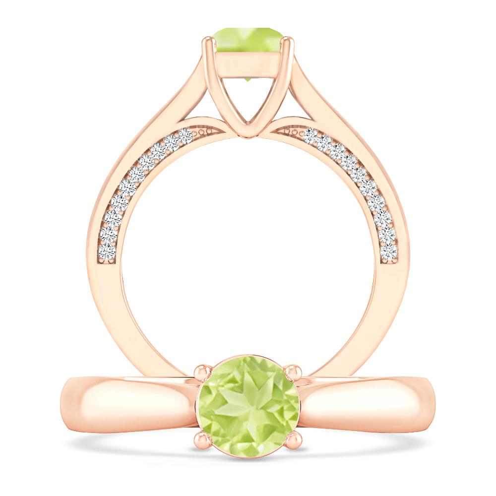 Rose Gold - Peridot