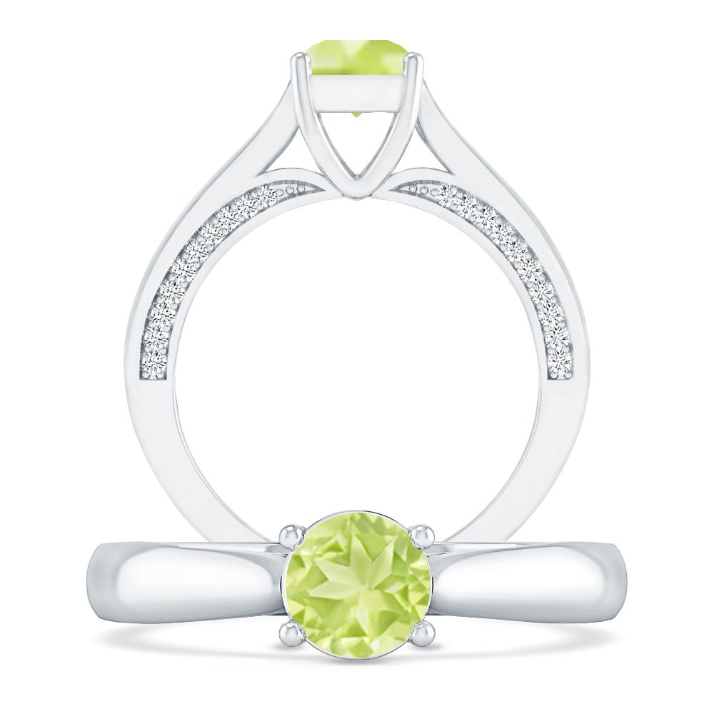 White Gold - Peridot