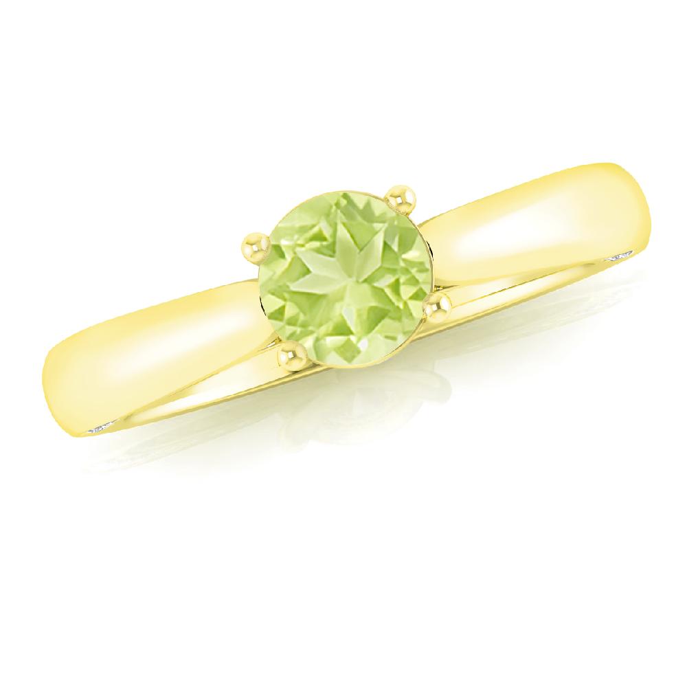 Yellow Gold - Peridot