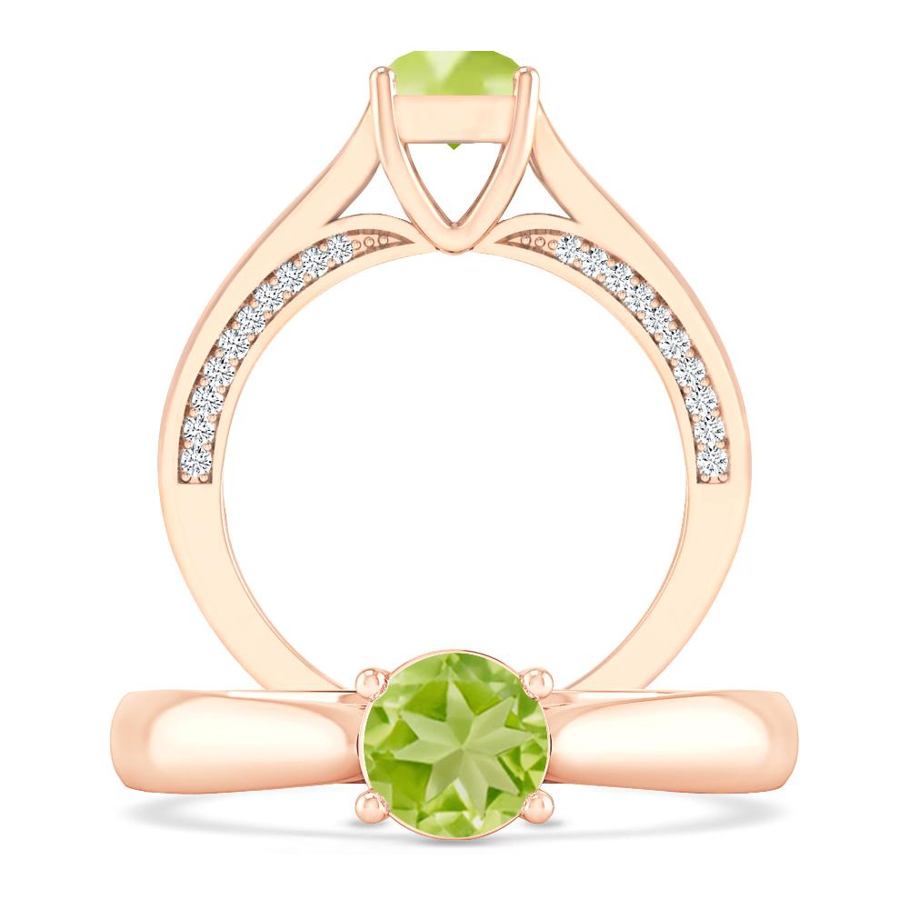 Rose Gold - Peridot