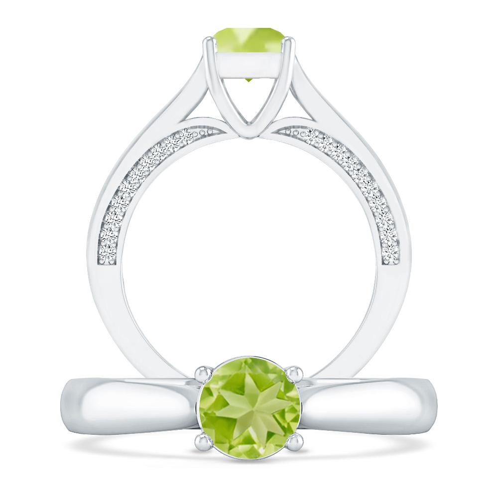 White Gold - Peridot