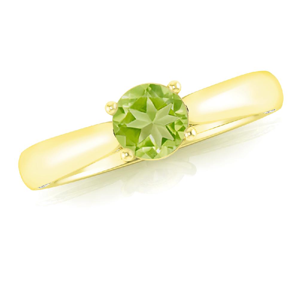 Yellow Gold - Peridot