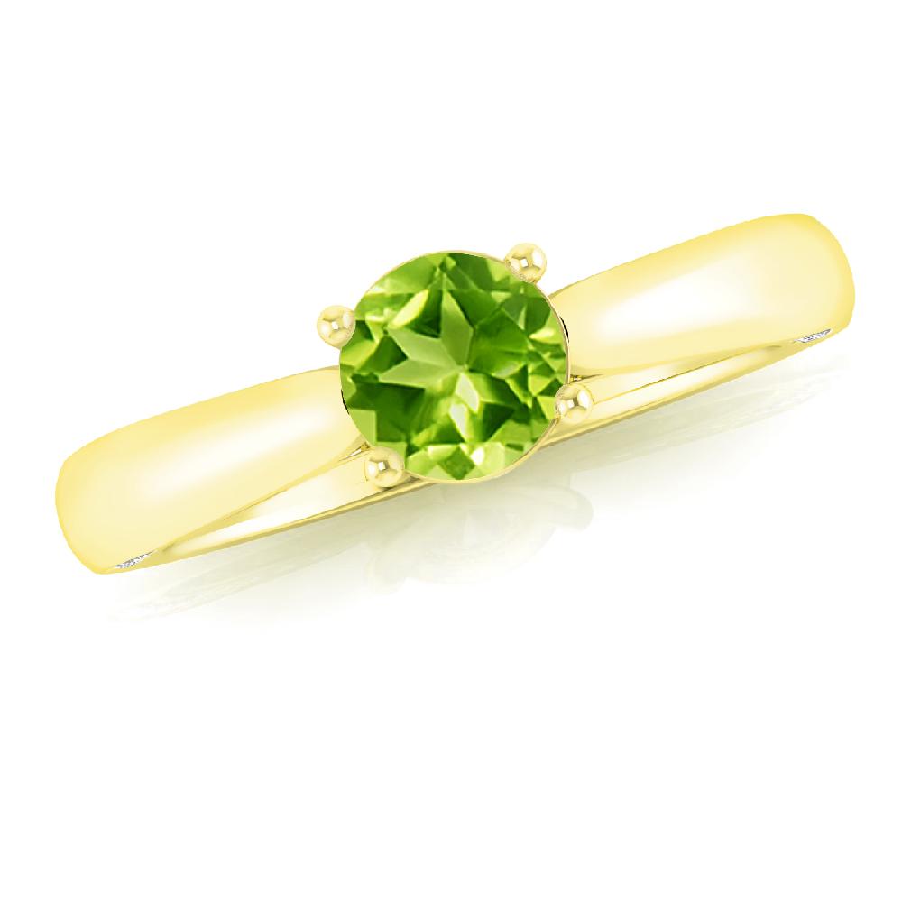 Yellow Gold - Peridot