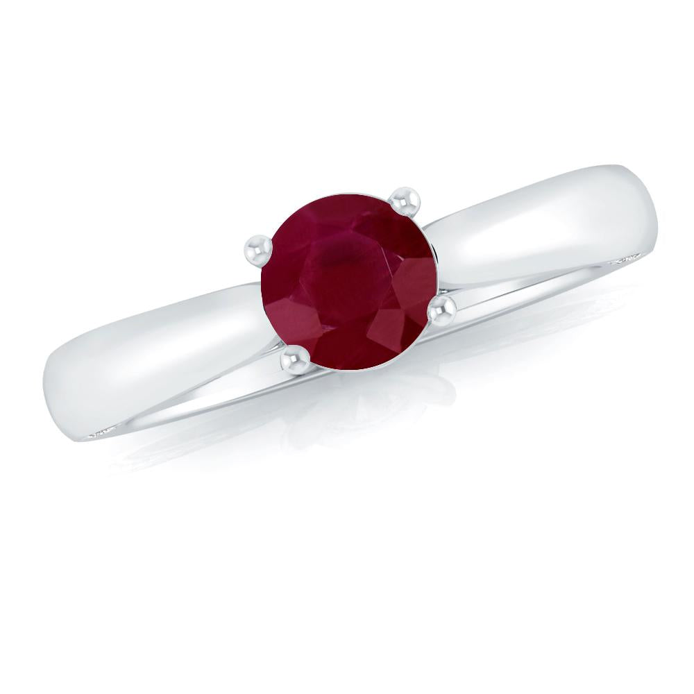 White Gold - Ruby