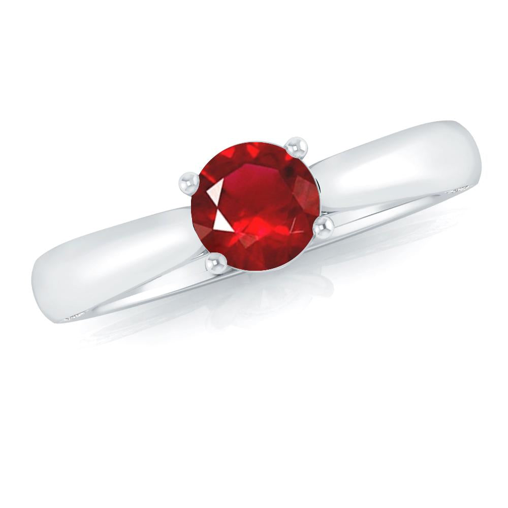 White Gold - Ruby