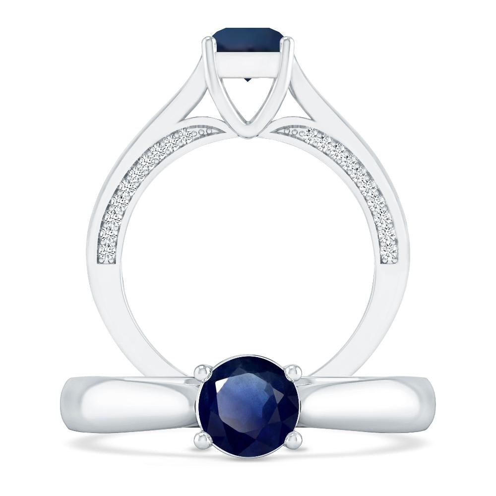 White Gold - Sapphire