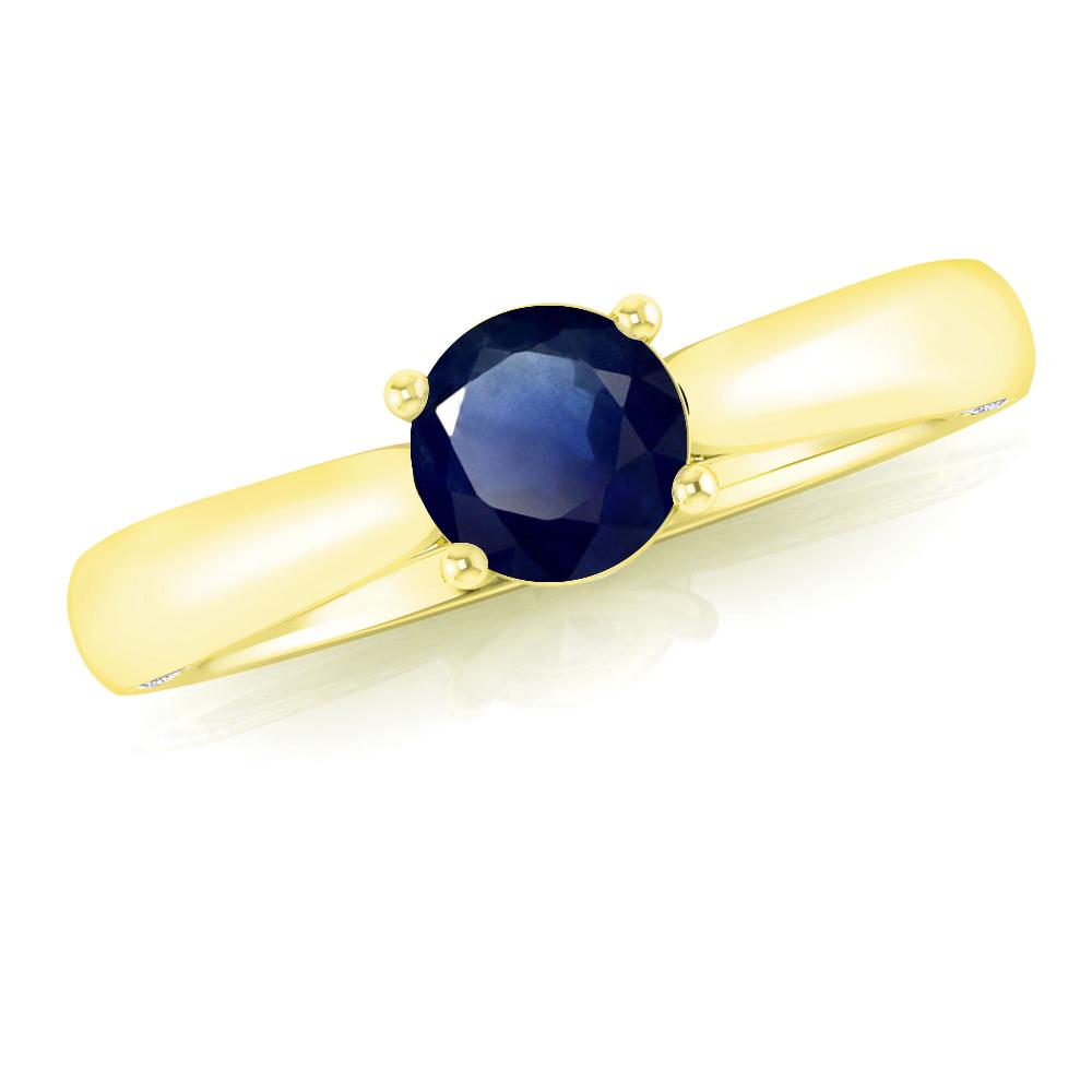 Yellow Gold - Sapphire