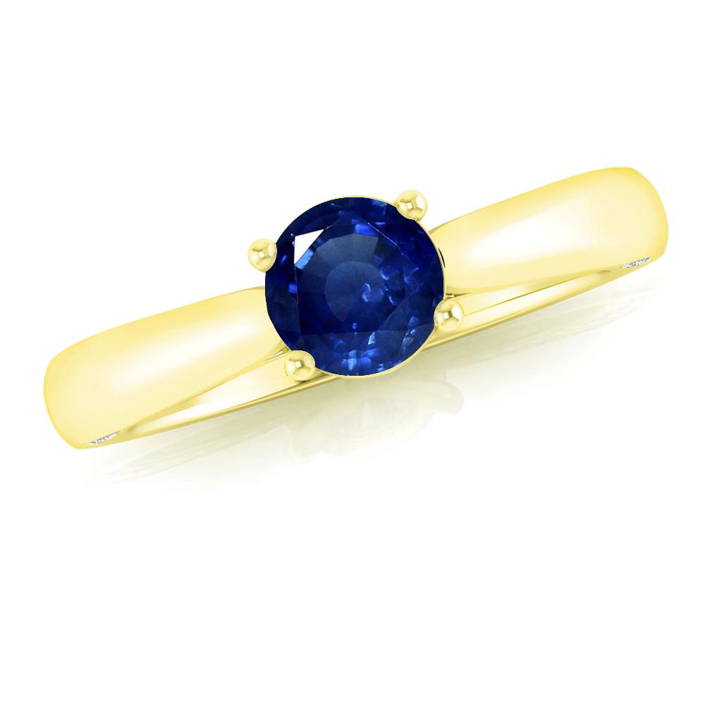 Yellow Gold - Sapphire