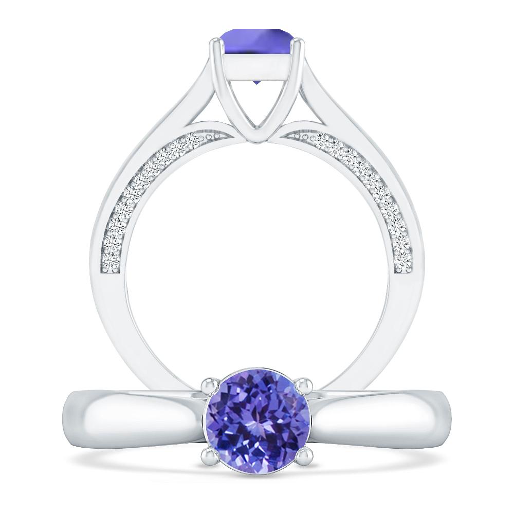 White Gold - Tanzanite