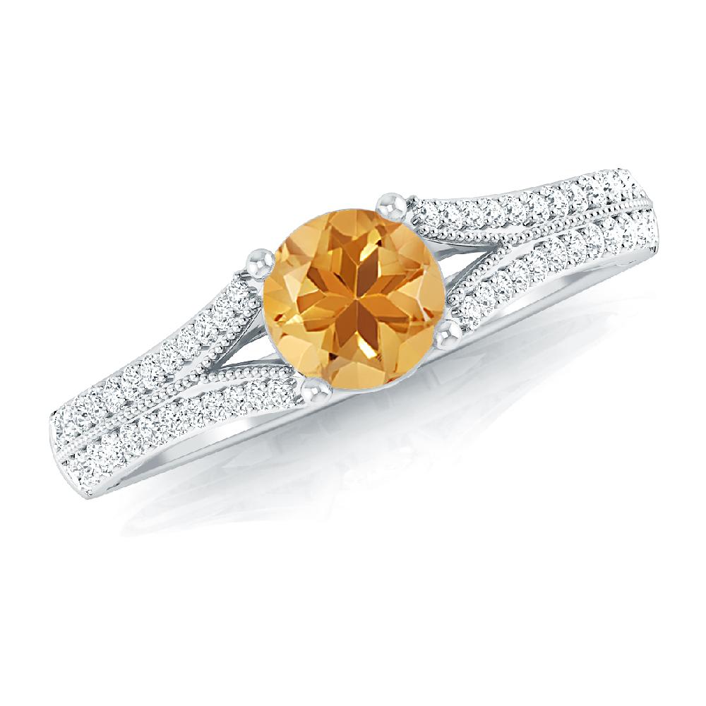 White Gold - Citrine