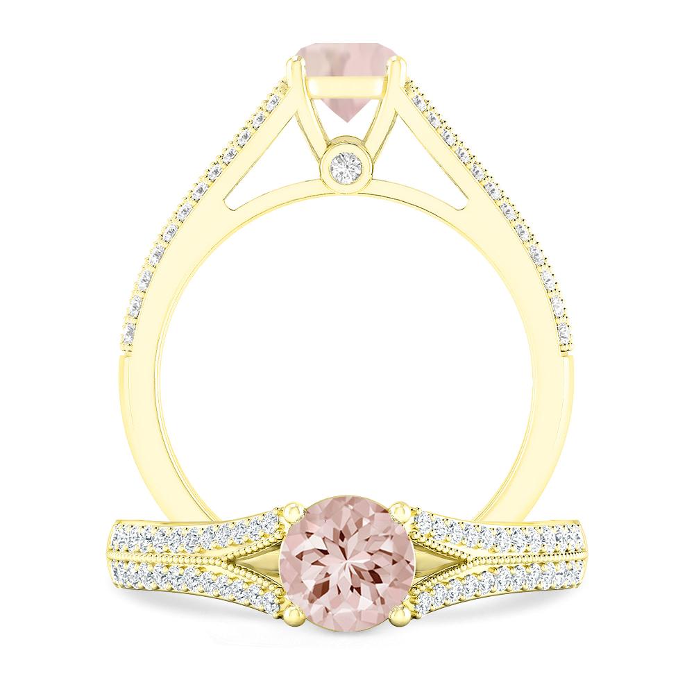 Yellow Gold - Morganite