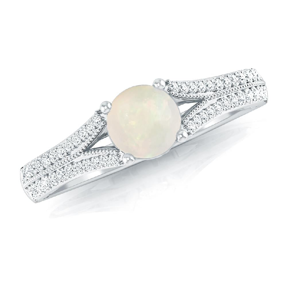 White Gold - Opal