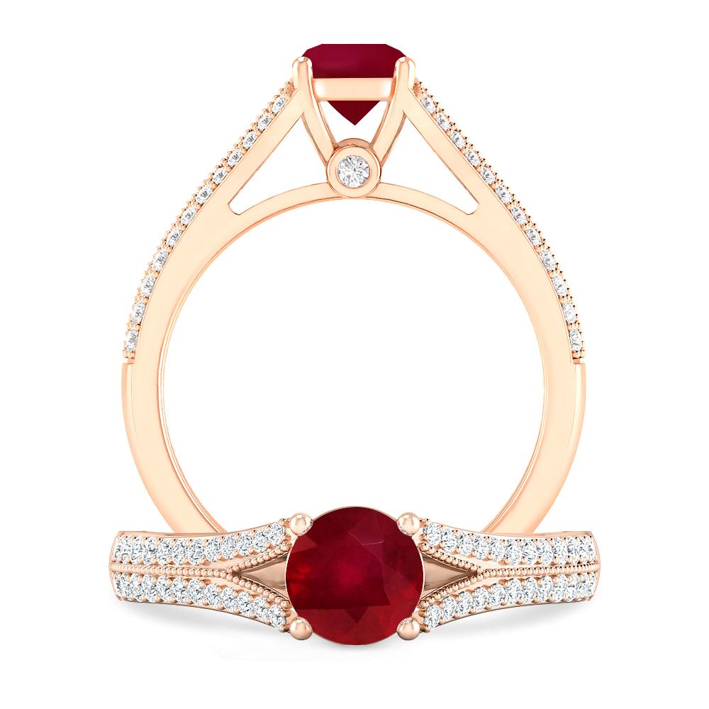 Rose Gold - Ruby
