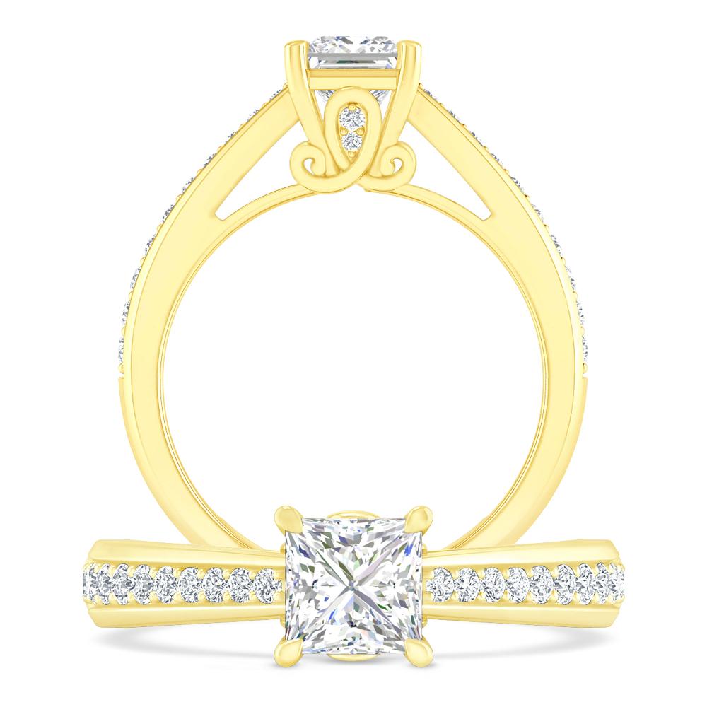 Yellow Gold - Diamond