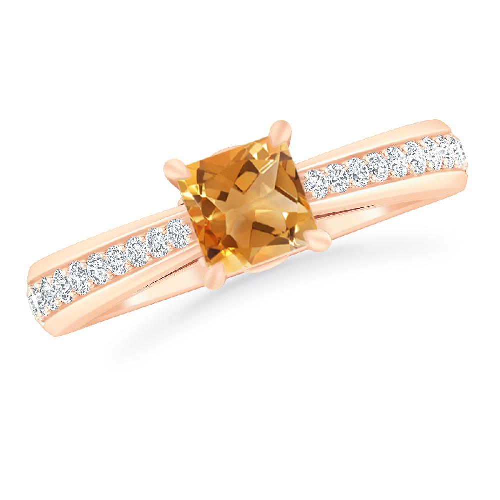Rose Gold - Citrine