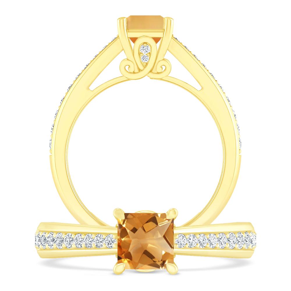Yellow Gold - Citrine