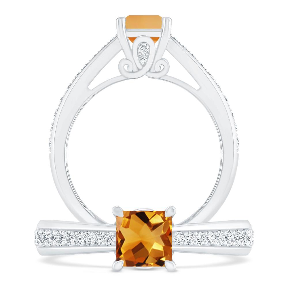 White Gold - Citrine