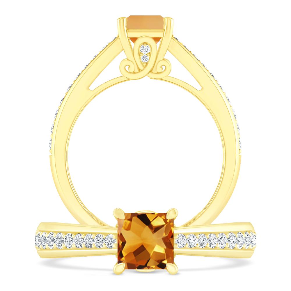 Yellow Gold - Citrine