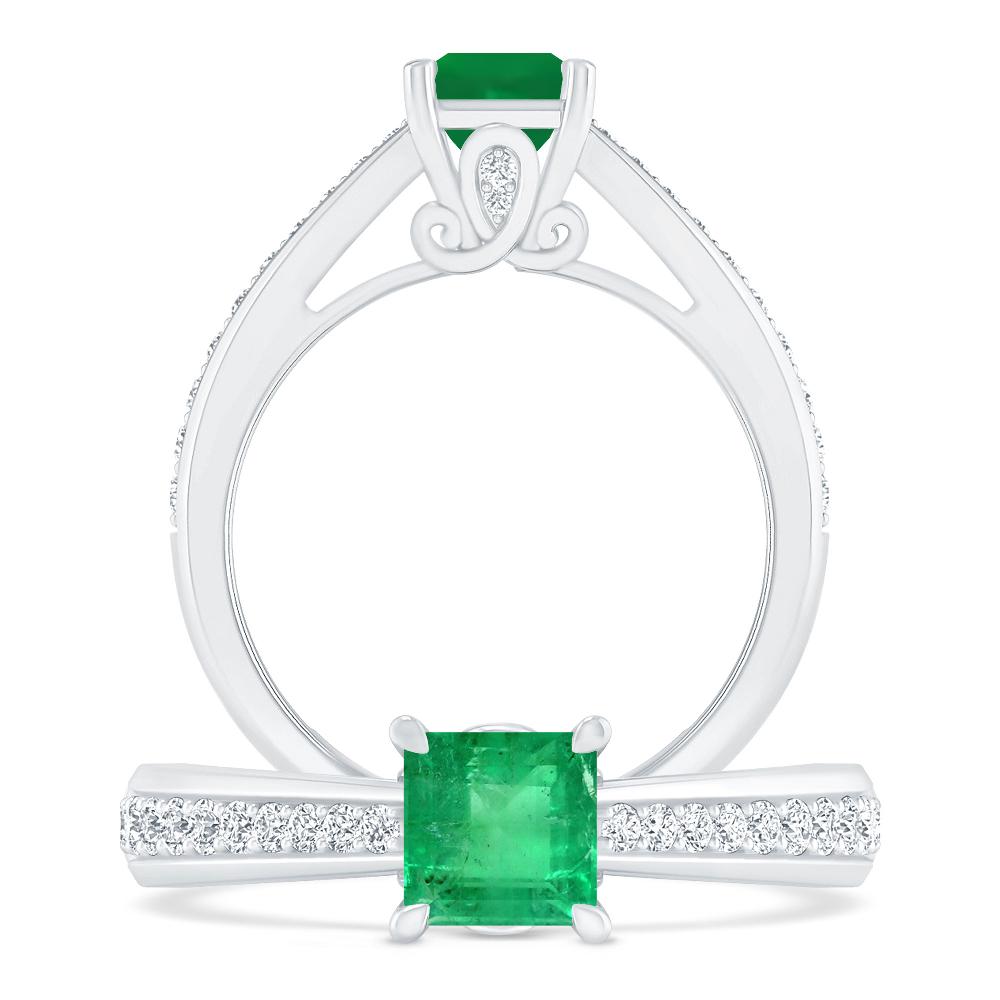 White Gold - Emerald