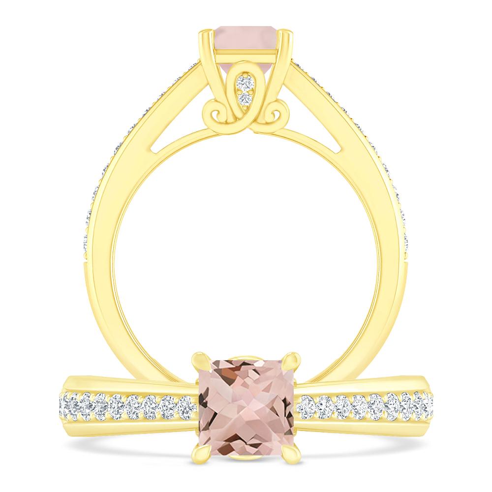 Yellow Gold - Morganite