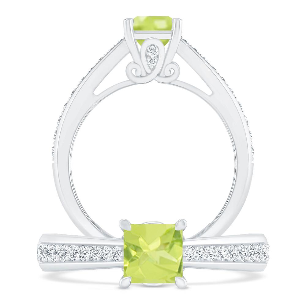 White Gold - Peridot