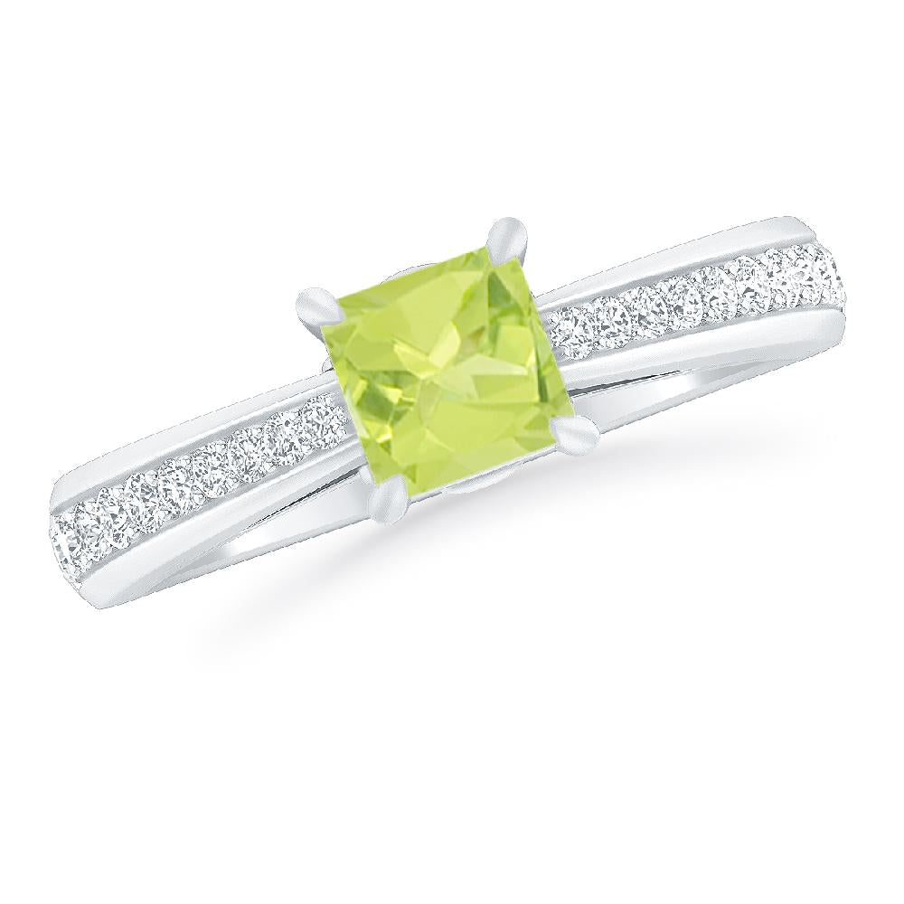 White Gold - Peridot