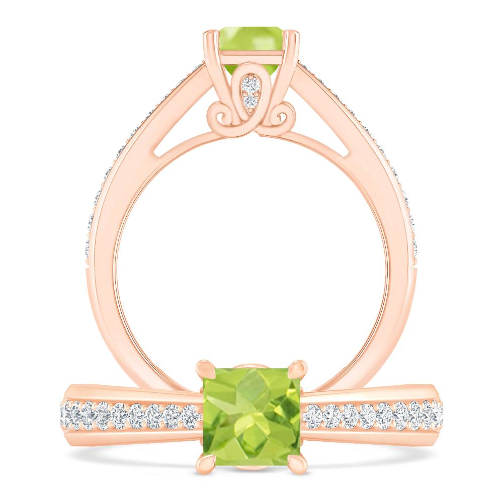 Rose Gold - Peridot